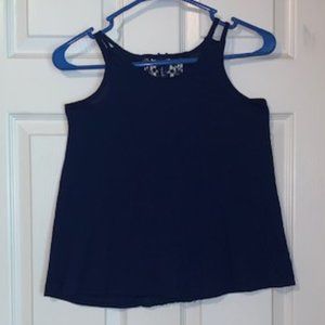 Navy Blue Tank Top Shirt